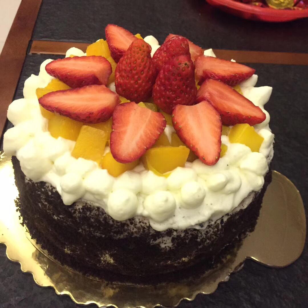 奥利奥水果奶油蛋糕