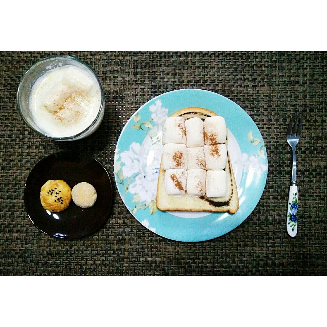 超简单的冬日甜点拉丝脆皮烤棉花糖