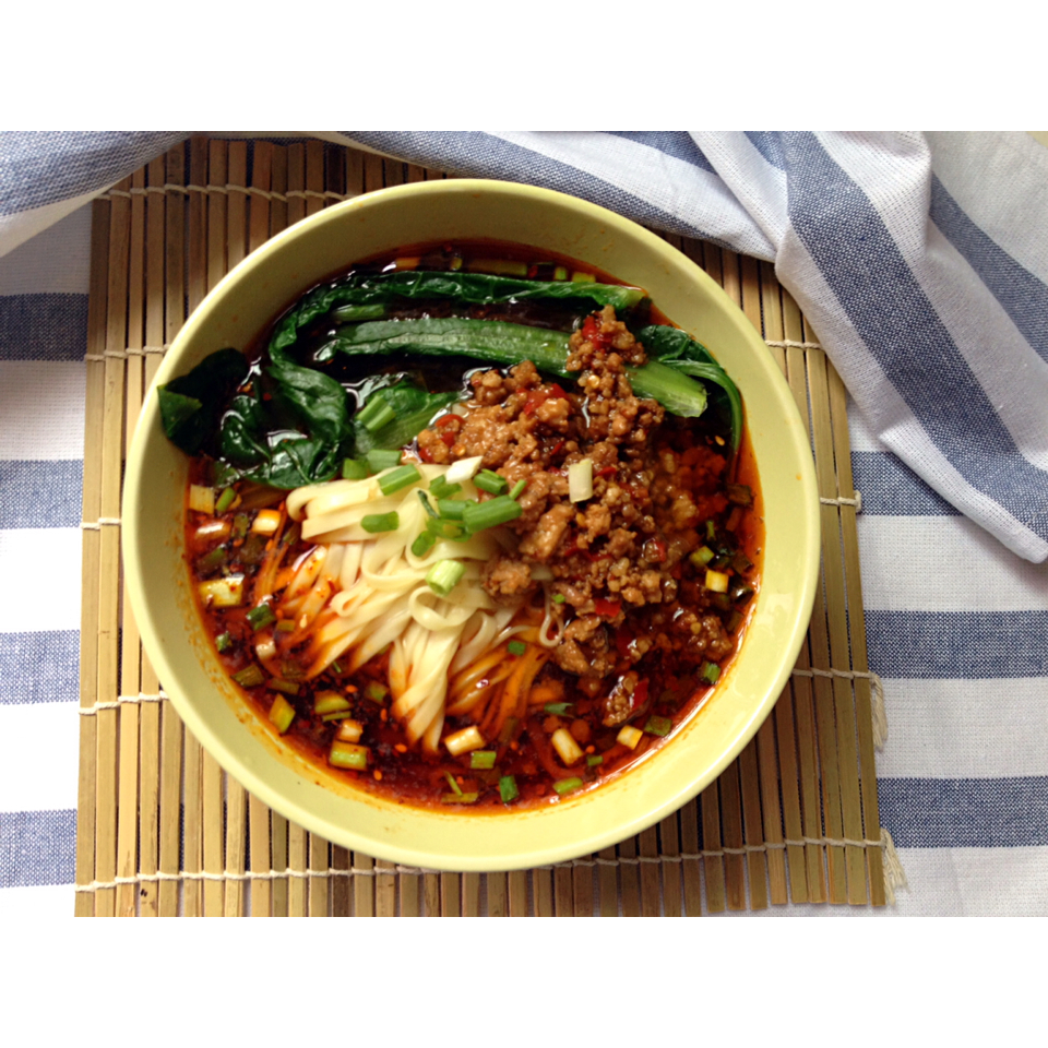 中式小残手做的家常肉末面