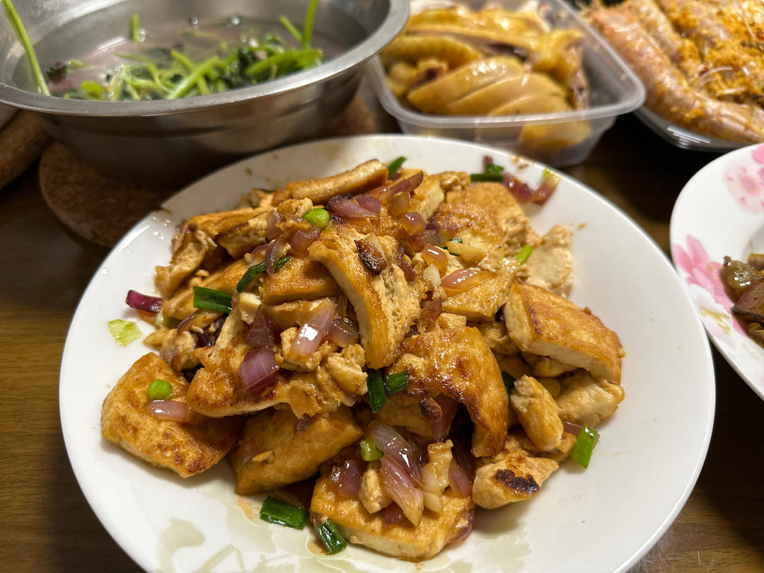 5块钱下饭香煎豆腐【松下分体式饭煲】