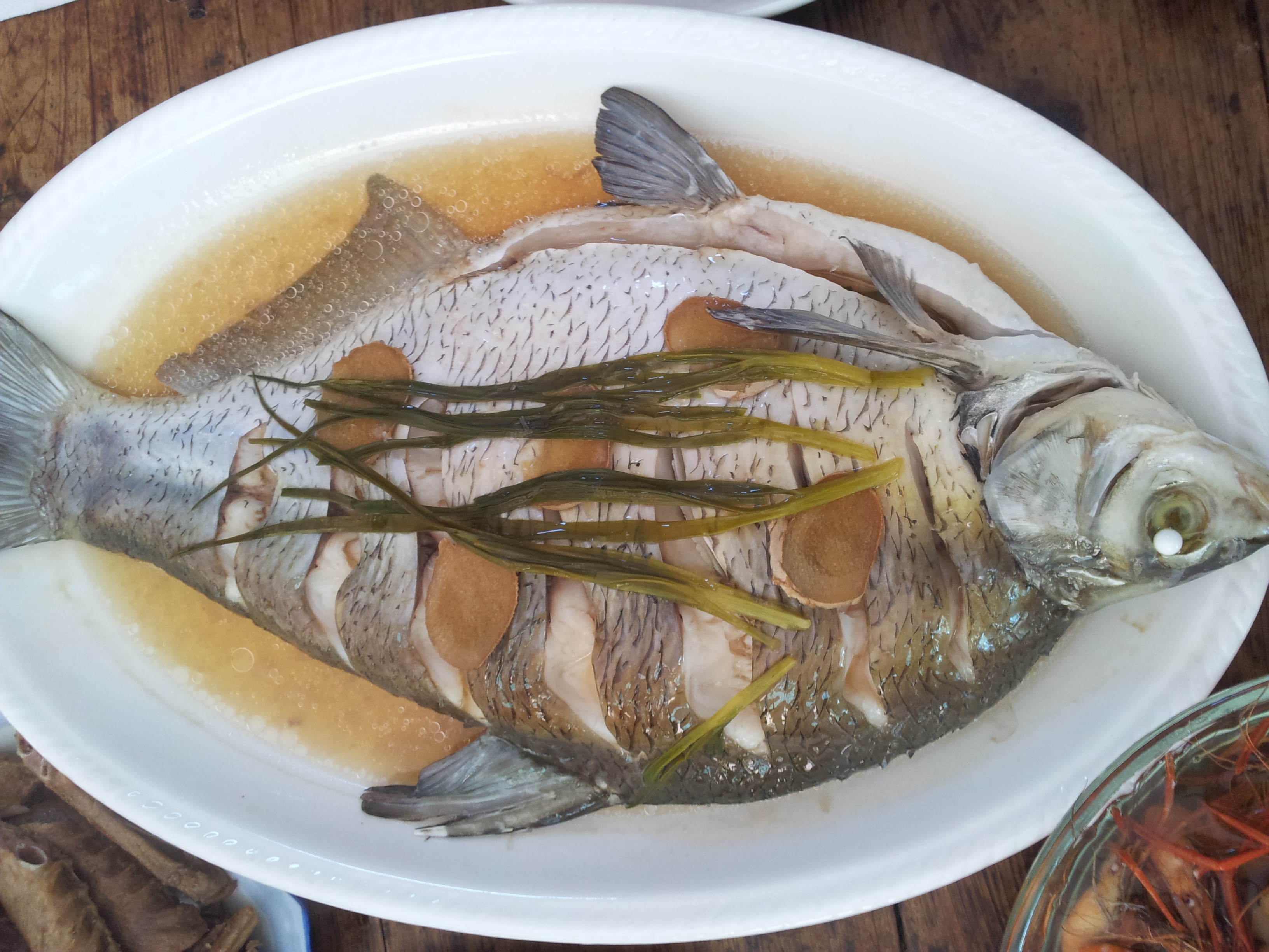 大头妹angelia做的清蒸鳊鱼