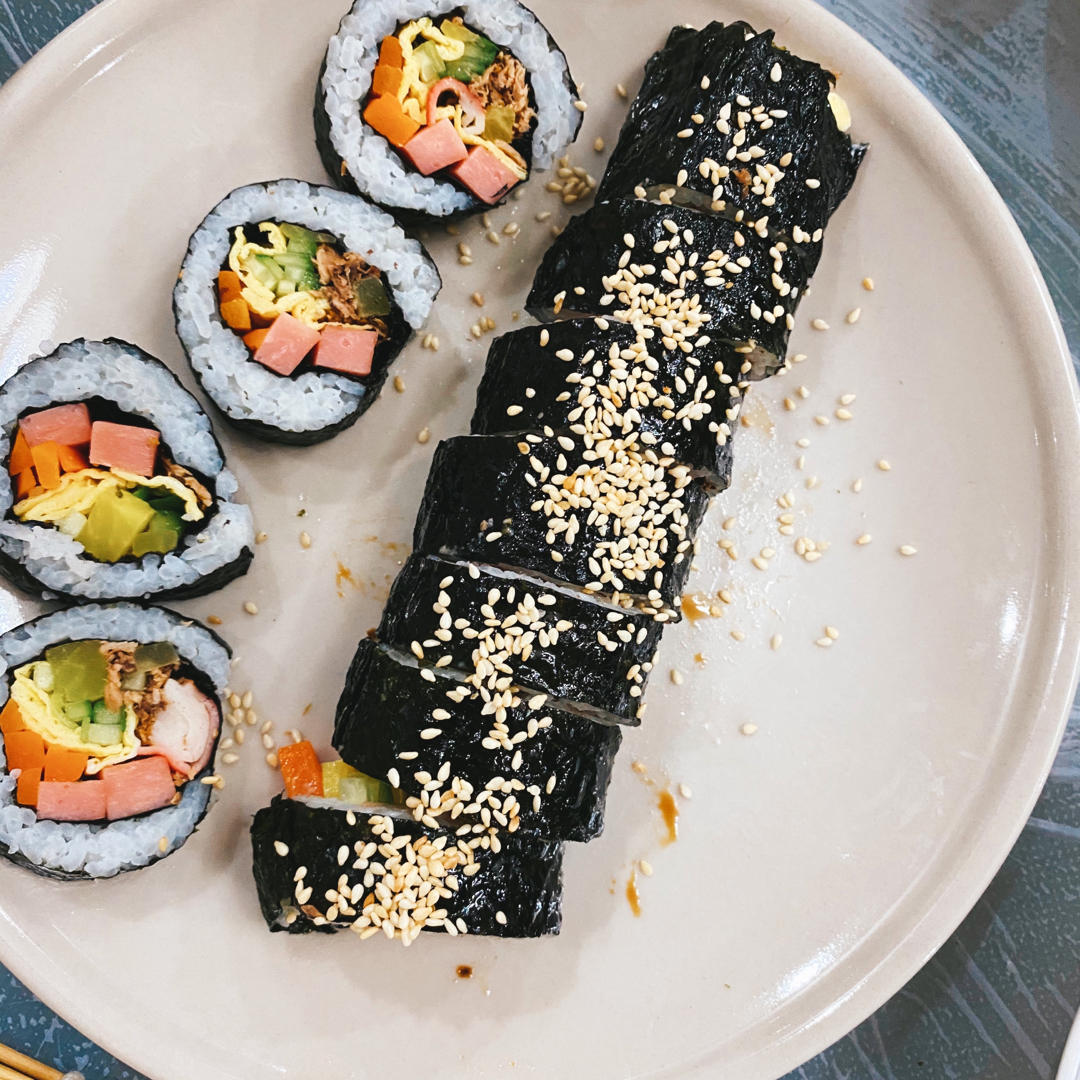 高颜值的紫菜包饭