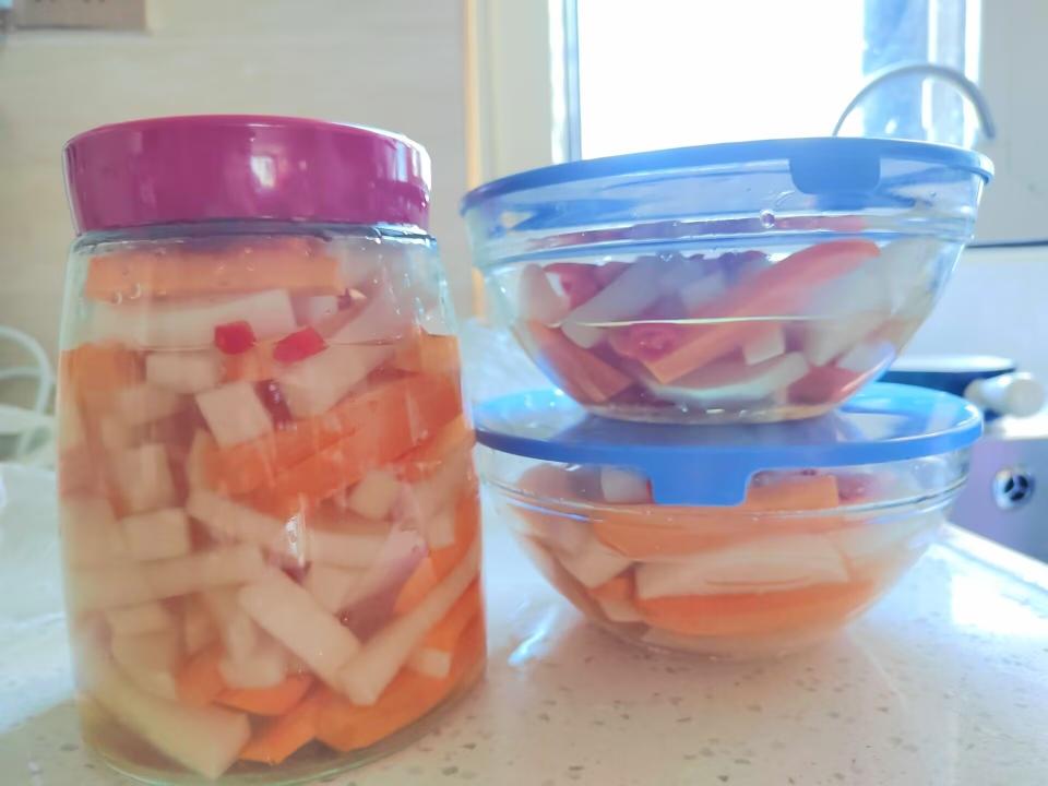 腌萝卜，酸甜爽口