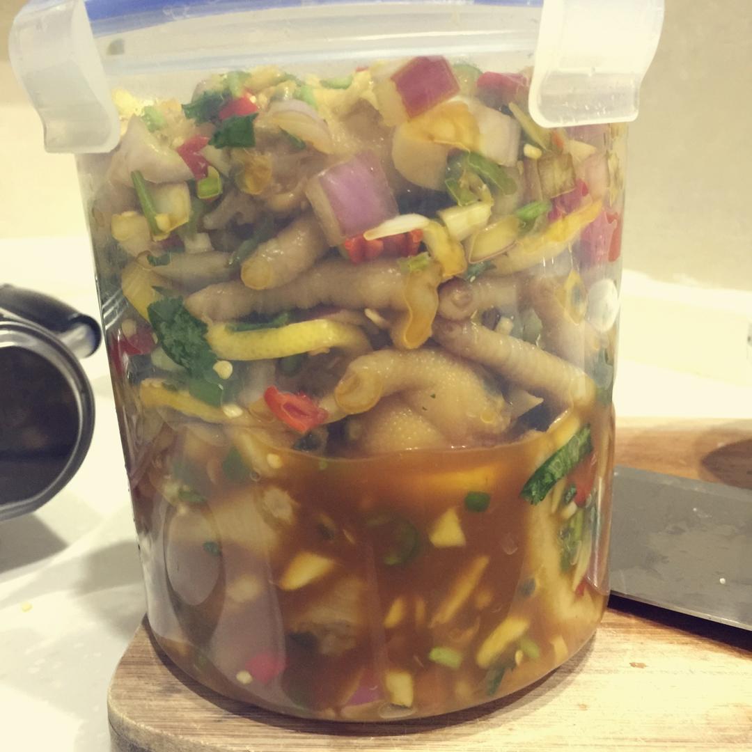 柠檬百香果鸡爪