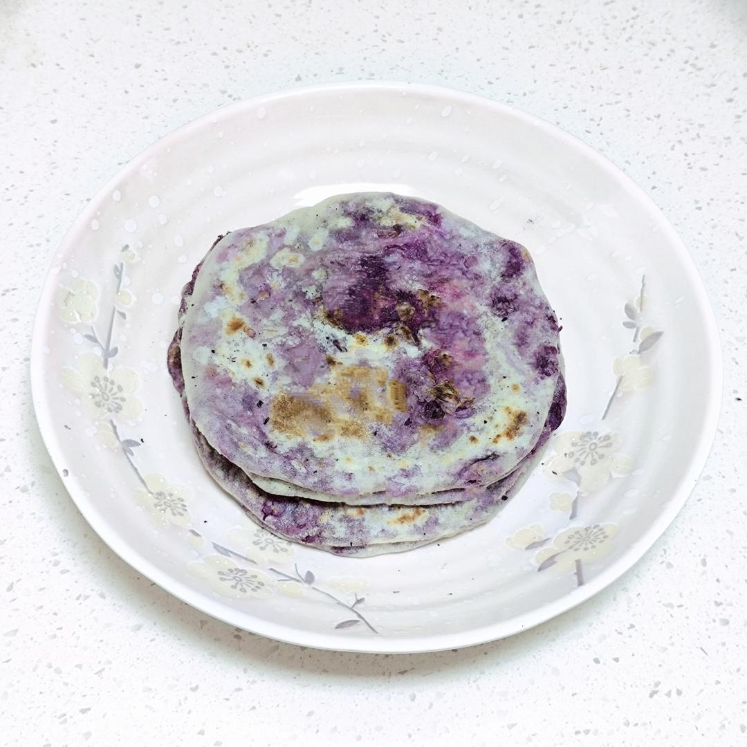 紫薯饼(无糖无油)