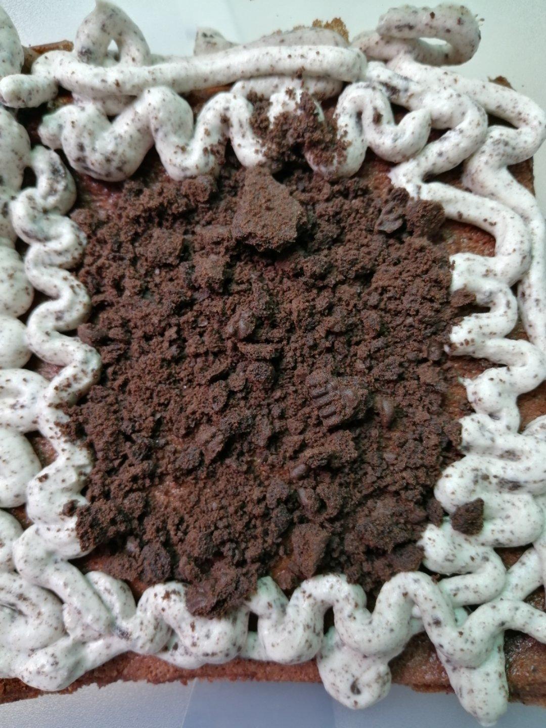 好吃到流泪的奥利奥咸奶油盒子蛋糕