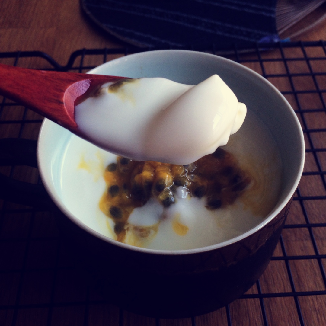 百香果酸奶意式奶冻<Passionfruit Yogurt Panna Cotta>