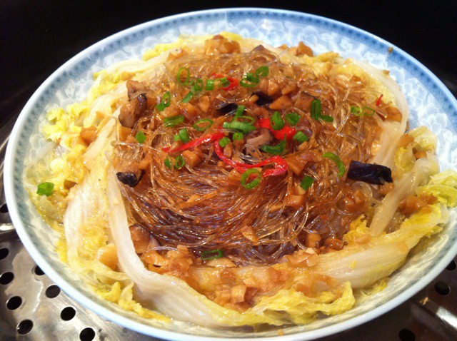 蒜茸粉丝娃娃菜