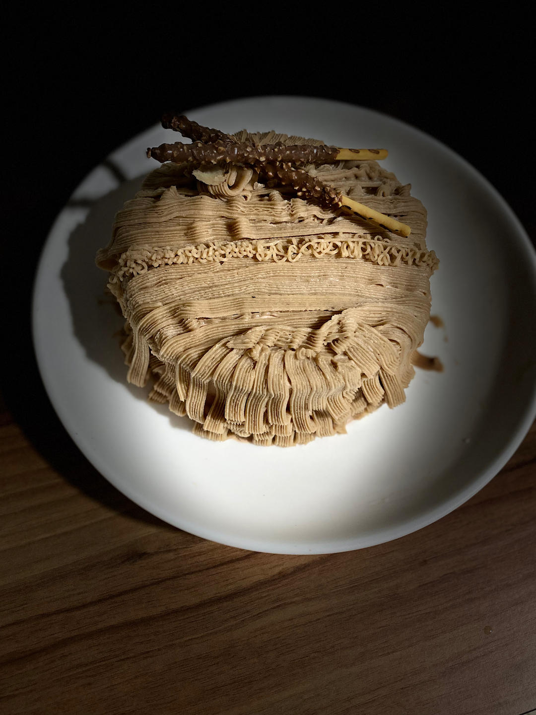 蒙布朗风栗子蛋糕