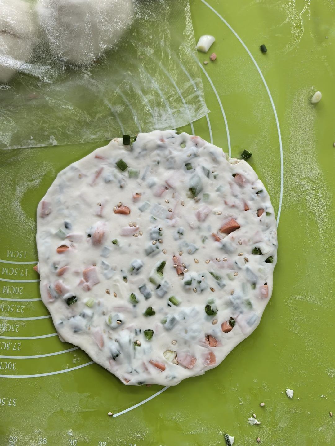 香酥芝麻葱油饼 外酥里软层次多 附细节视频详解