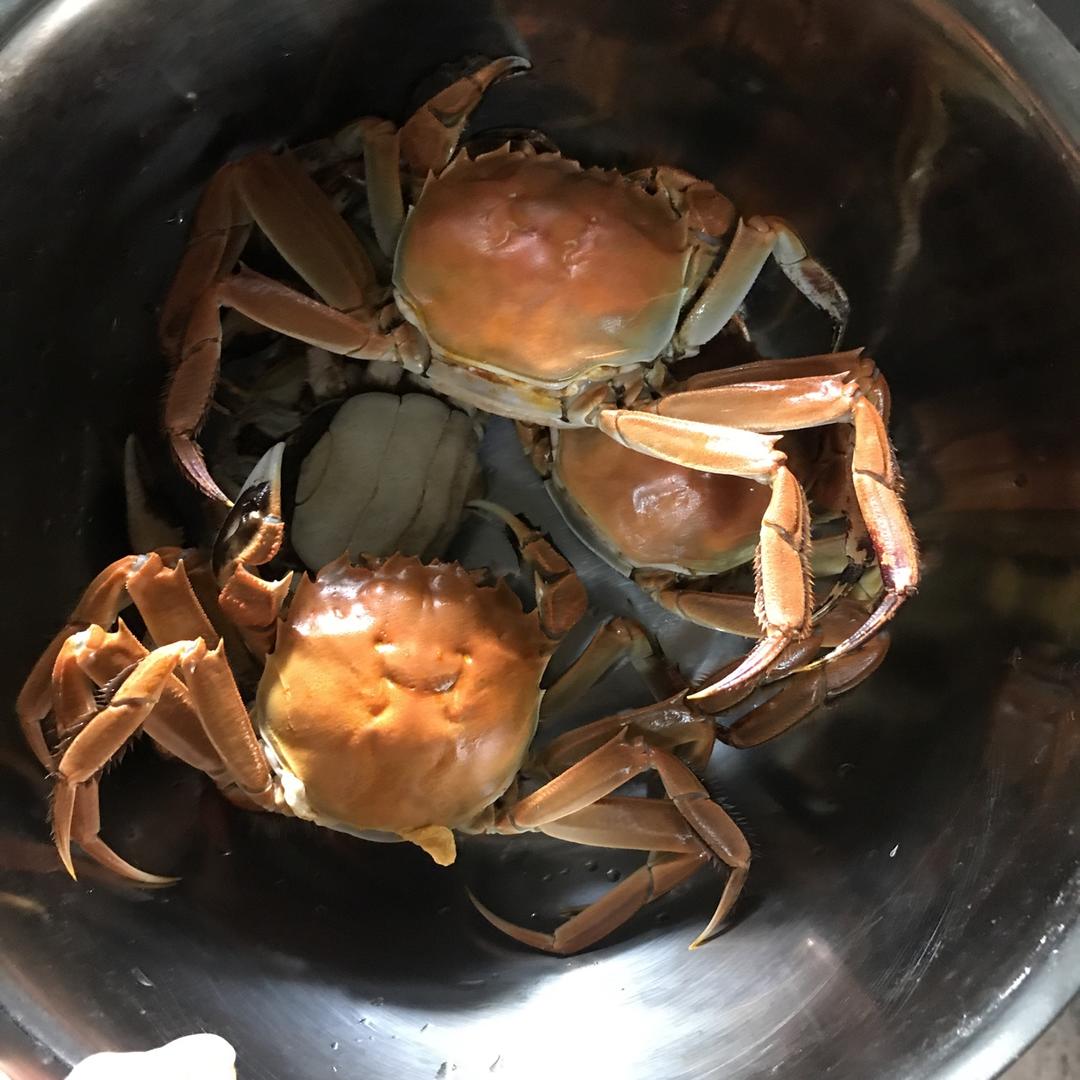 清蒸大闸蟹