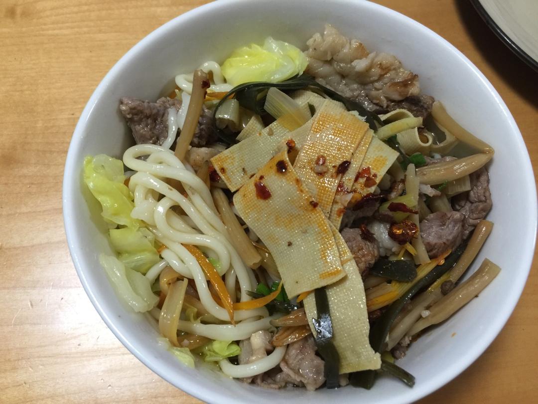 羊肉炝锅烩面