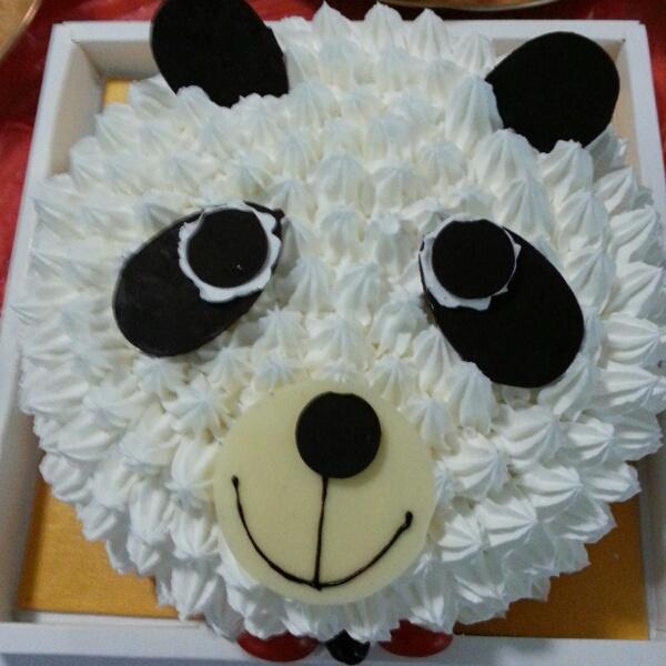 熊猫奶油蛋糕