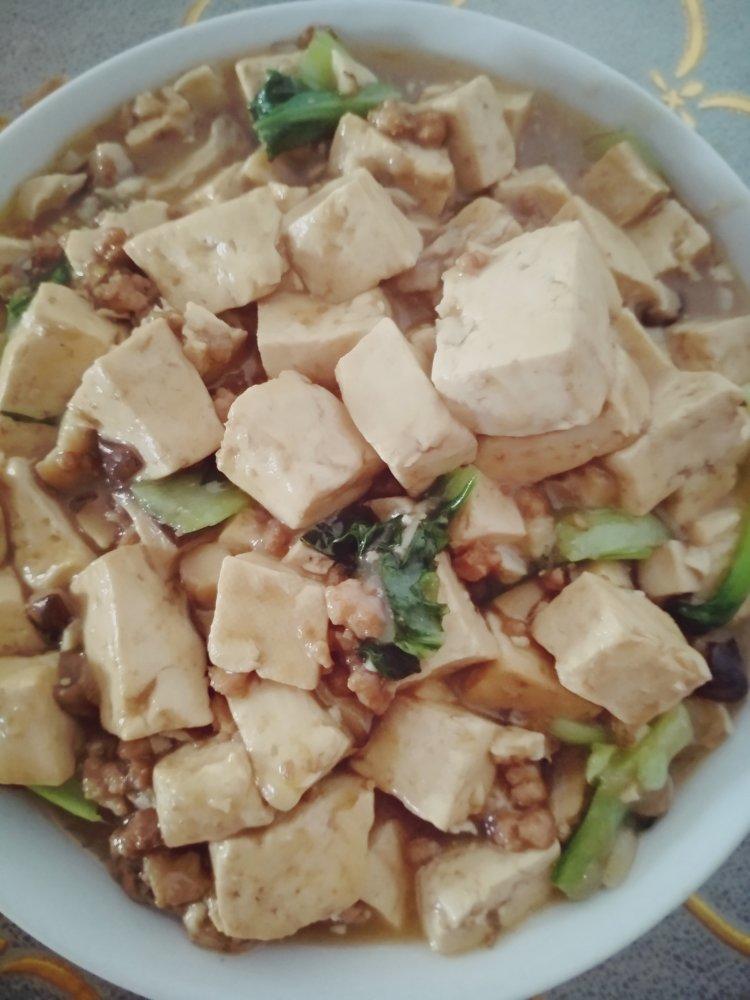 肉末烧豆腐