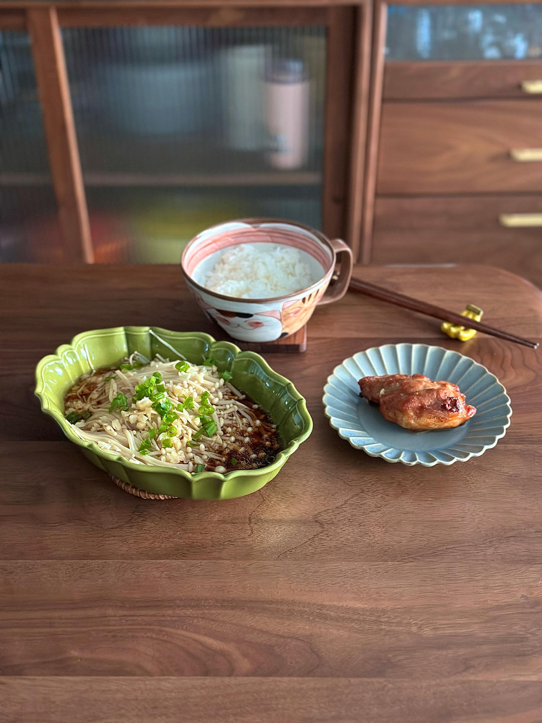 蒜蓉蒸金针菇