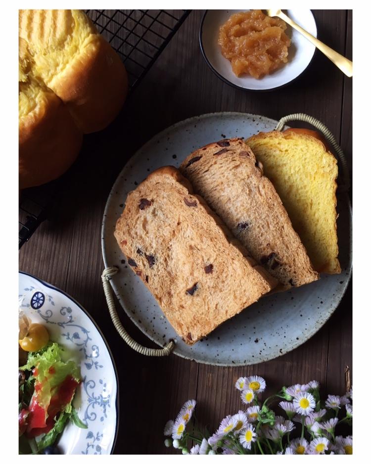 红糖(黑糖)红枣吐司