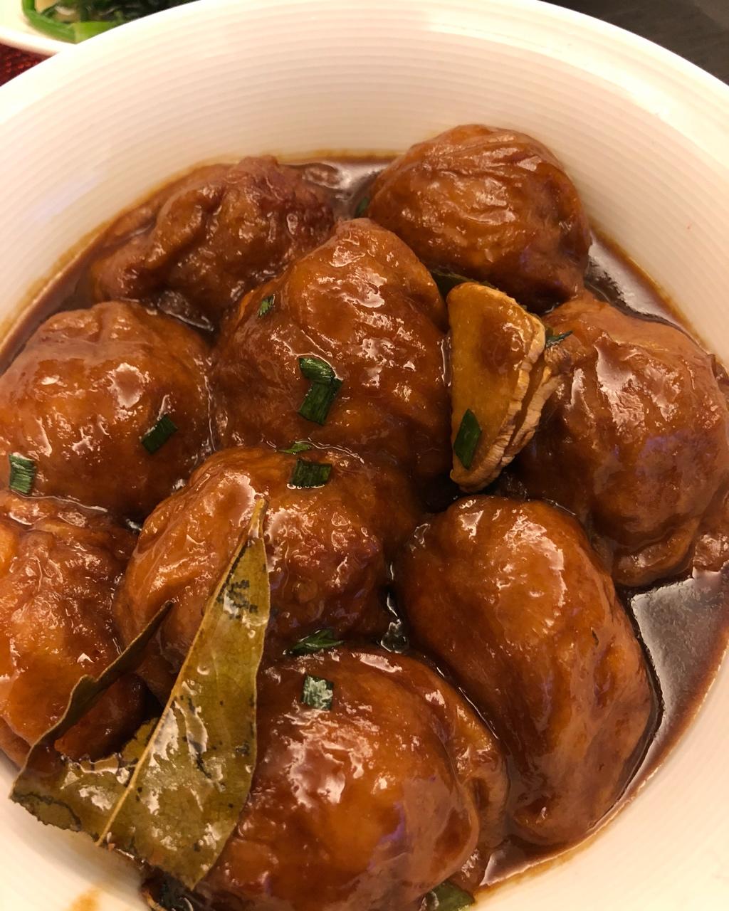 红烧油面筋塞肉