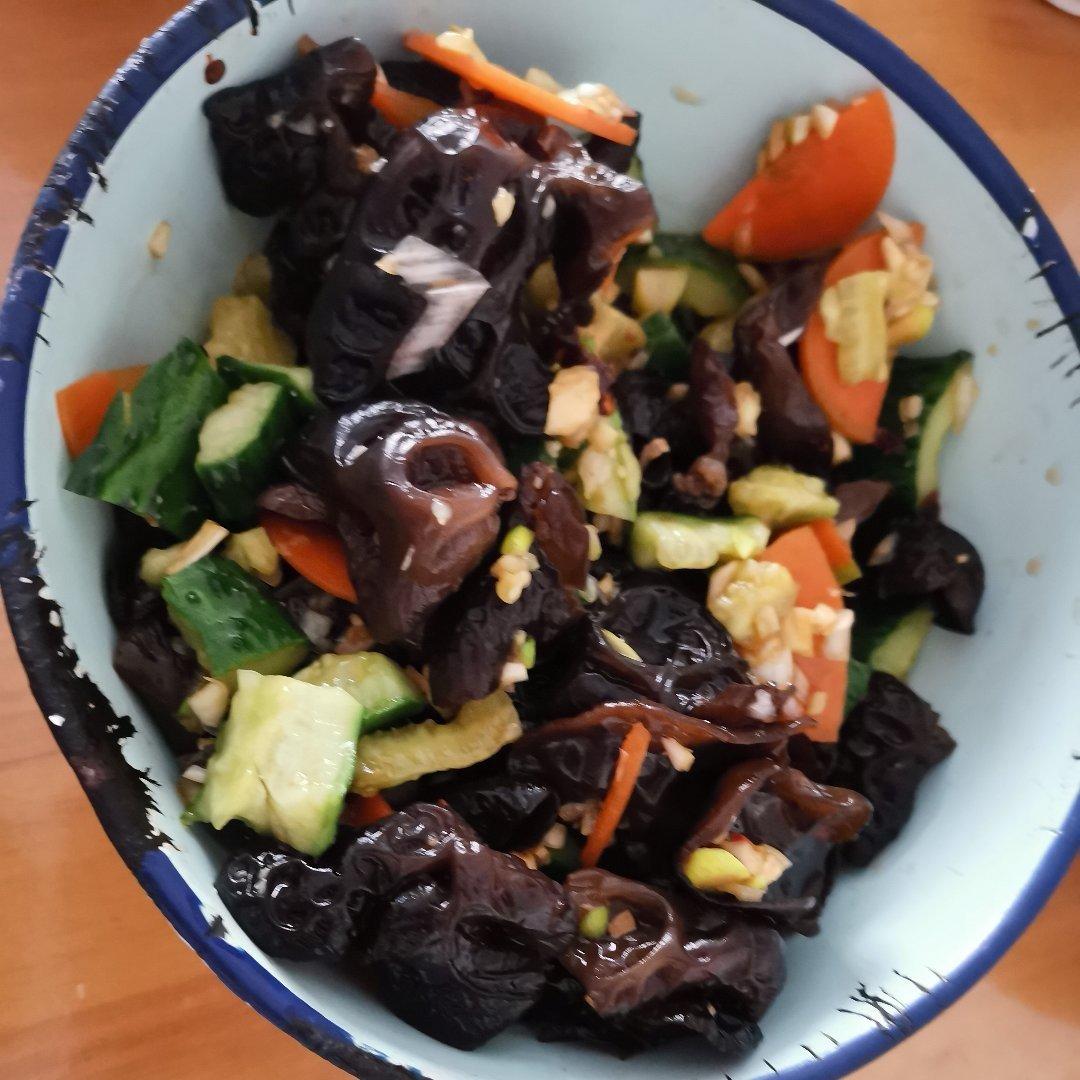 清爽下酒菜——凉拌木耳（芥末口味）