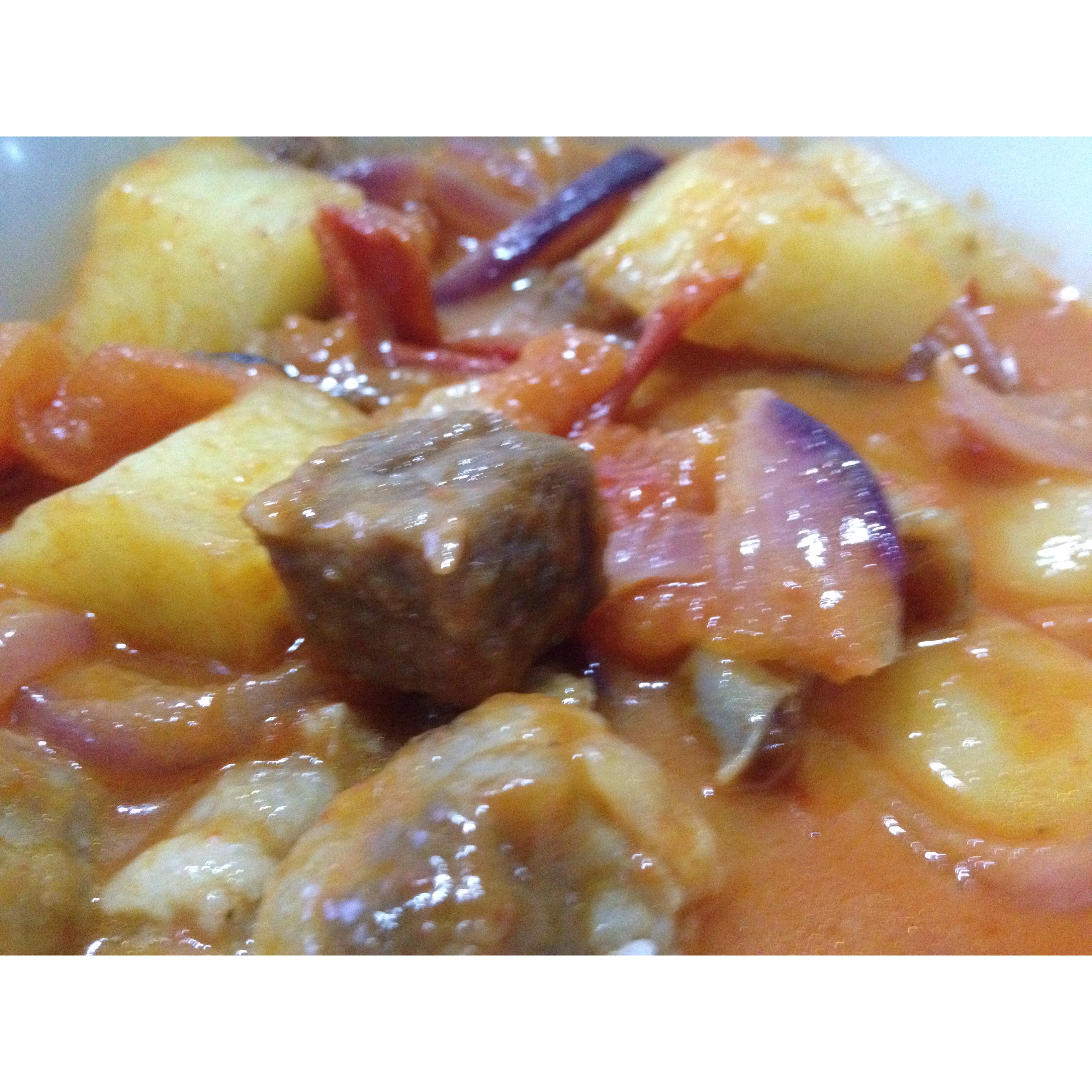 番茄蘑菇炖牛肉