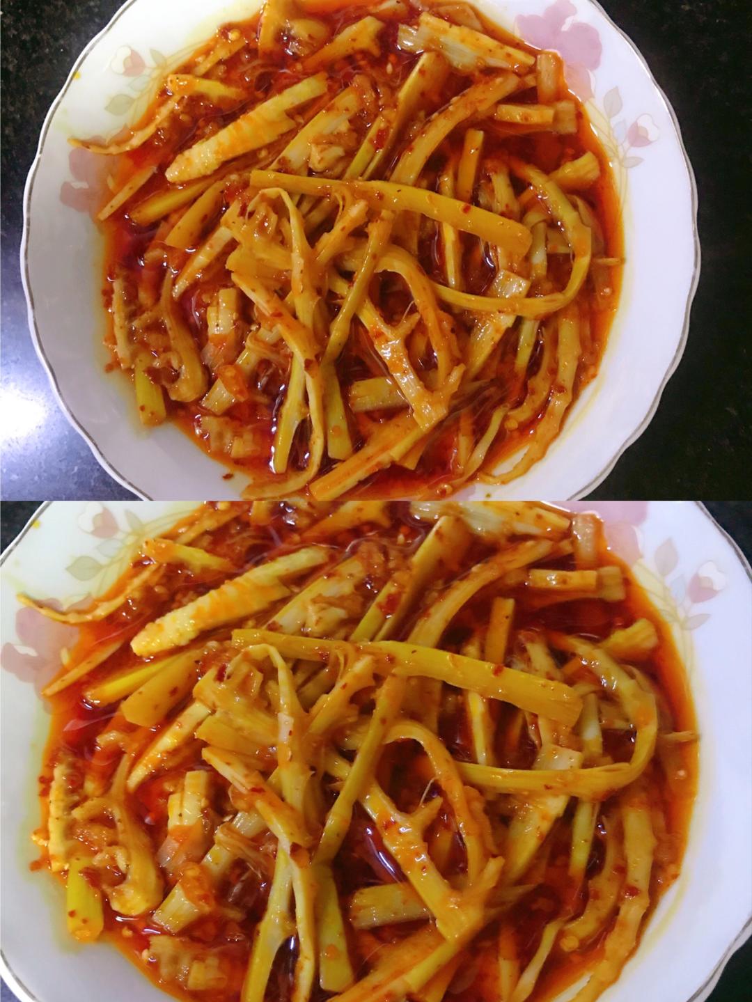 凉拌春笋的做法