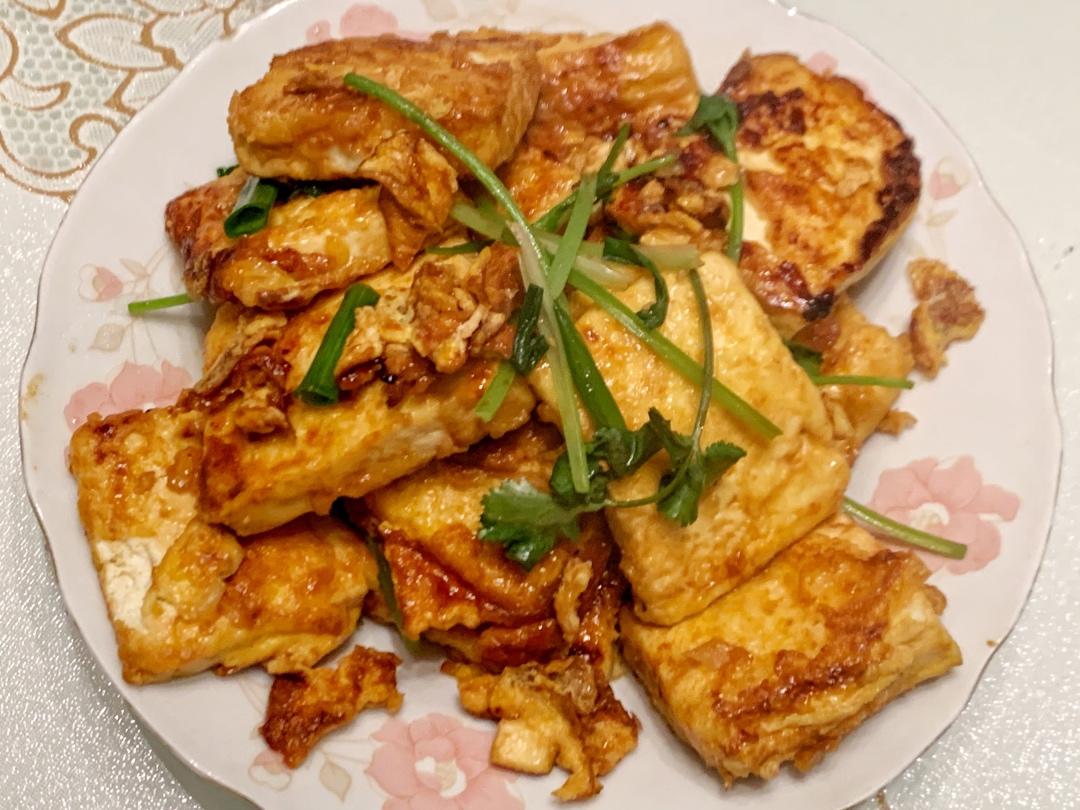 无敌好吃的香煎豆腐
