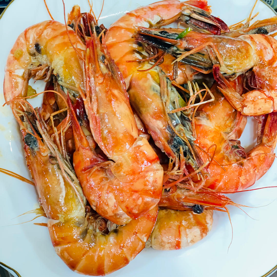 零失败的烧黑虎虾