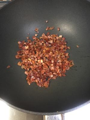 香肠青菜炒饭的做法 步骤3