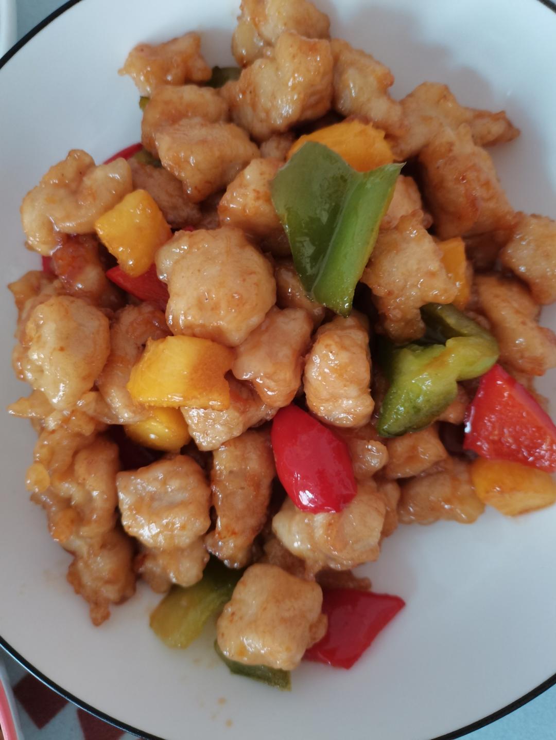 黄桃咕咾肉的做法