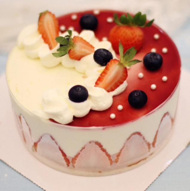 双色慕斯~圣安娜花嘴装饰Idea2~