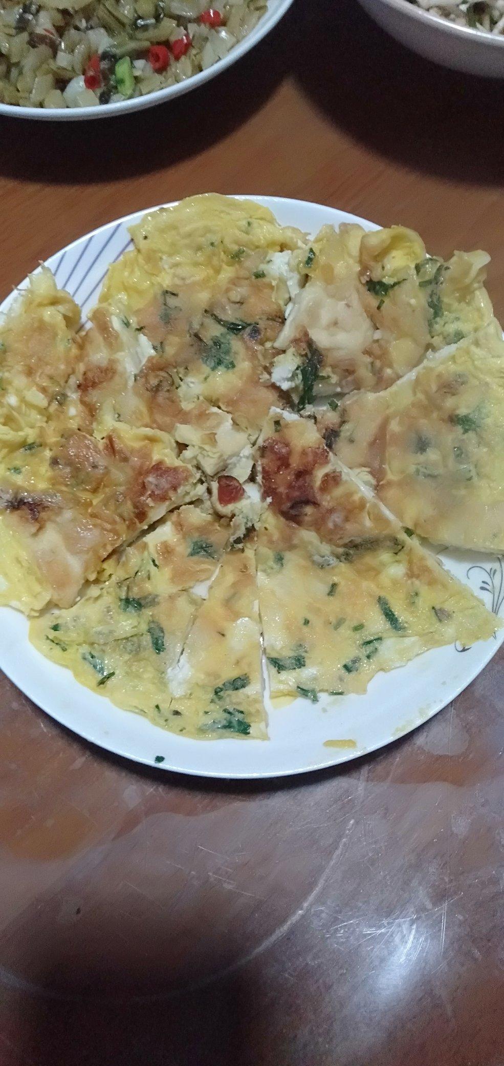 不一样的鸡蛋煎豆腐（好看又好吃）