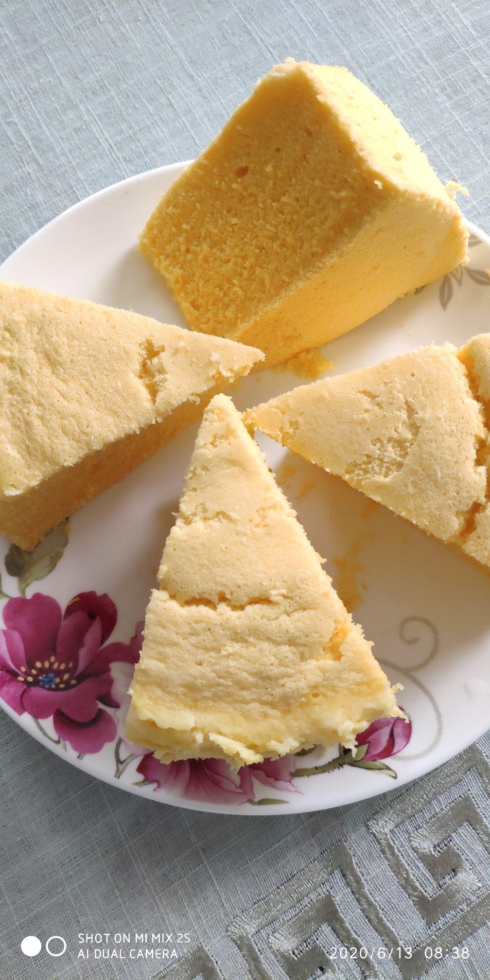 零添加玉米面蒸糕