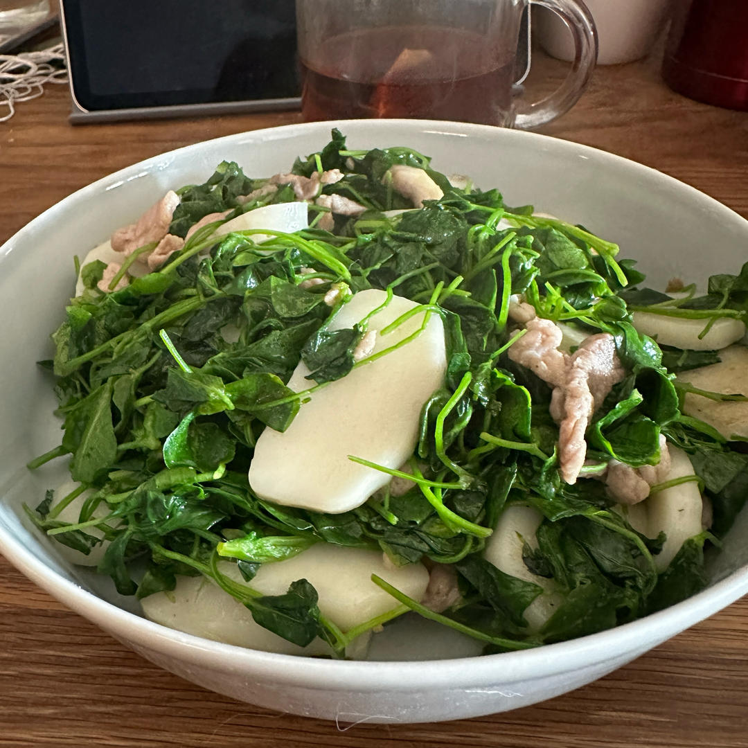 草子（草头）炒年糕