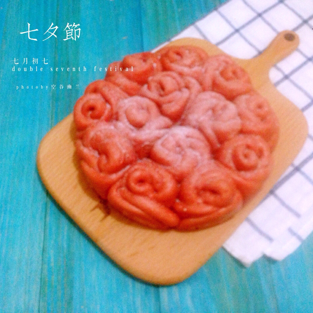 玫瑰花面包