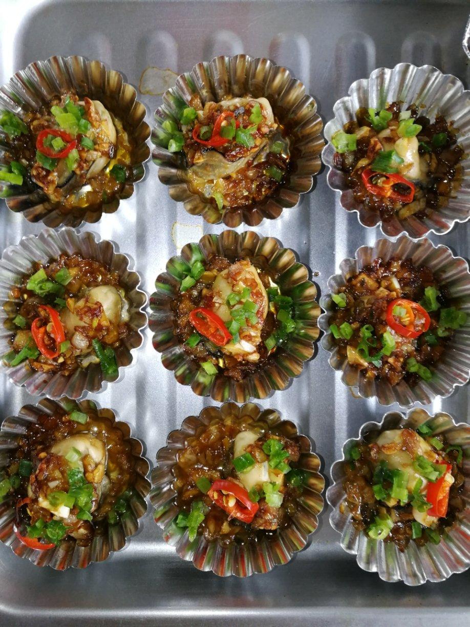 蒜蓉烤生蚝一烤箱版