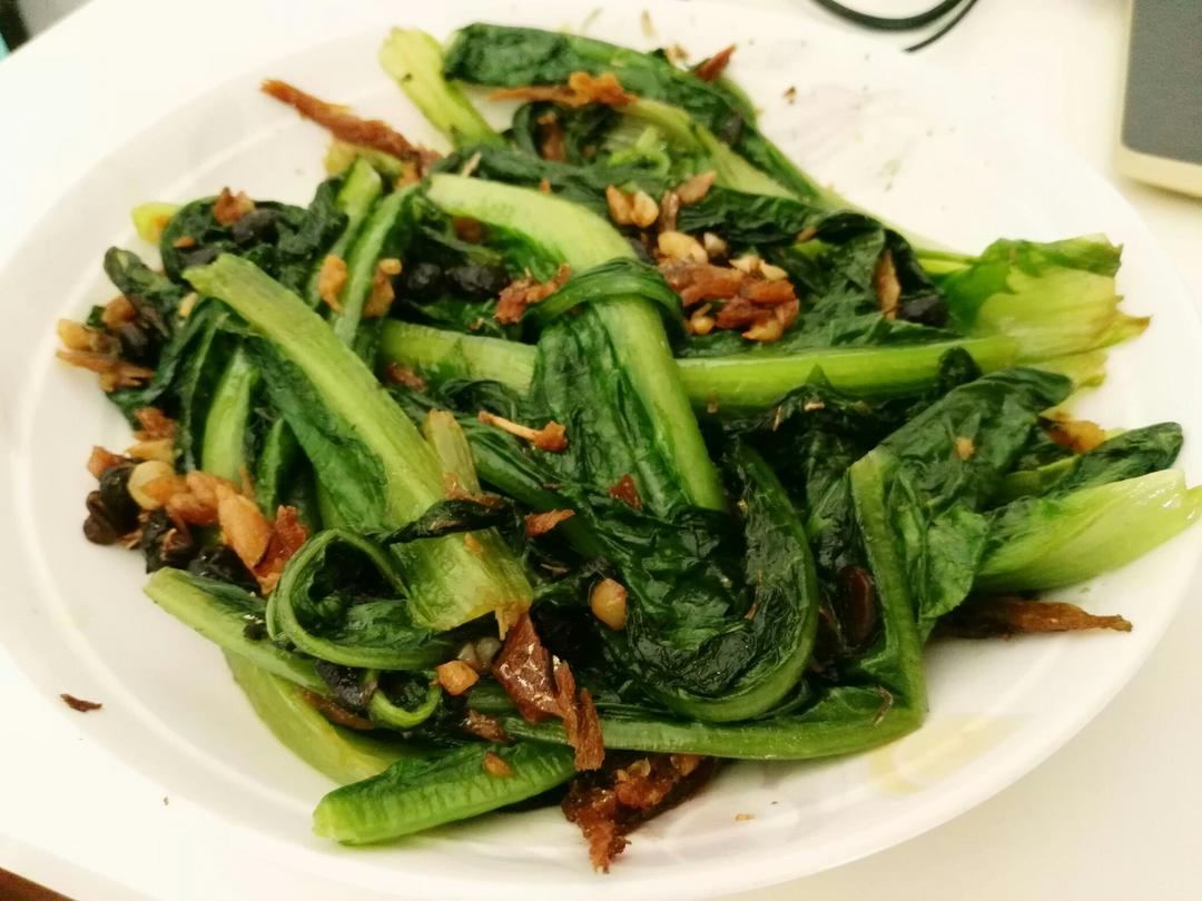 豆豉鲮鱼油麦菜