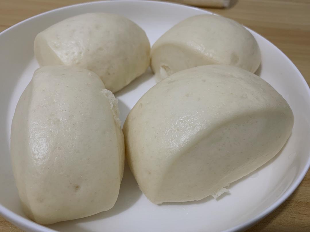 【只要面粉和温水】超松软的懒人馒头