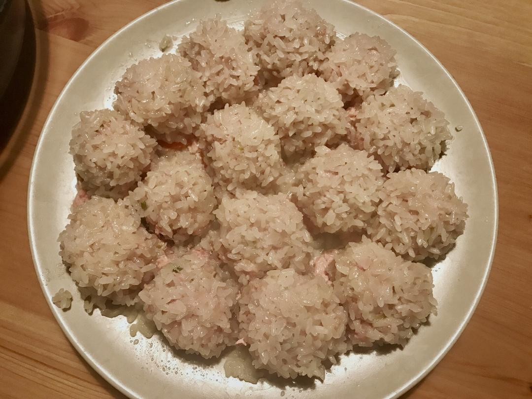 蒸糯米丸子