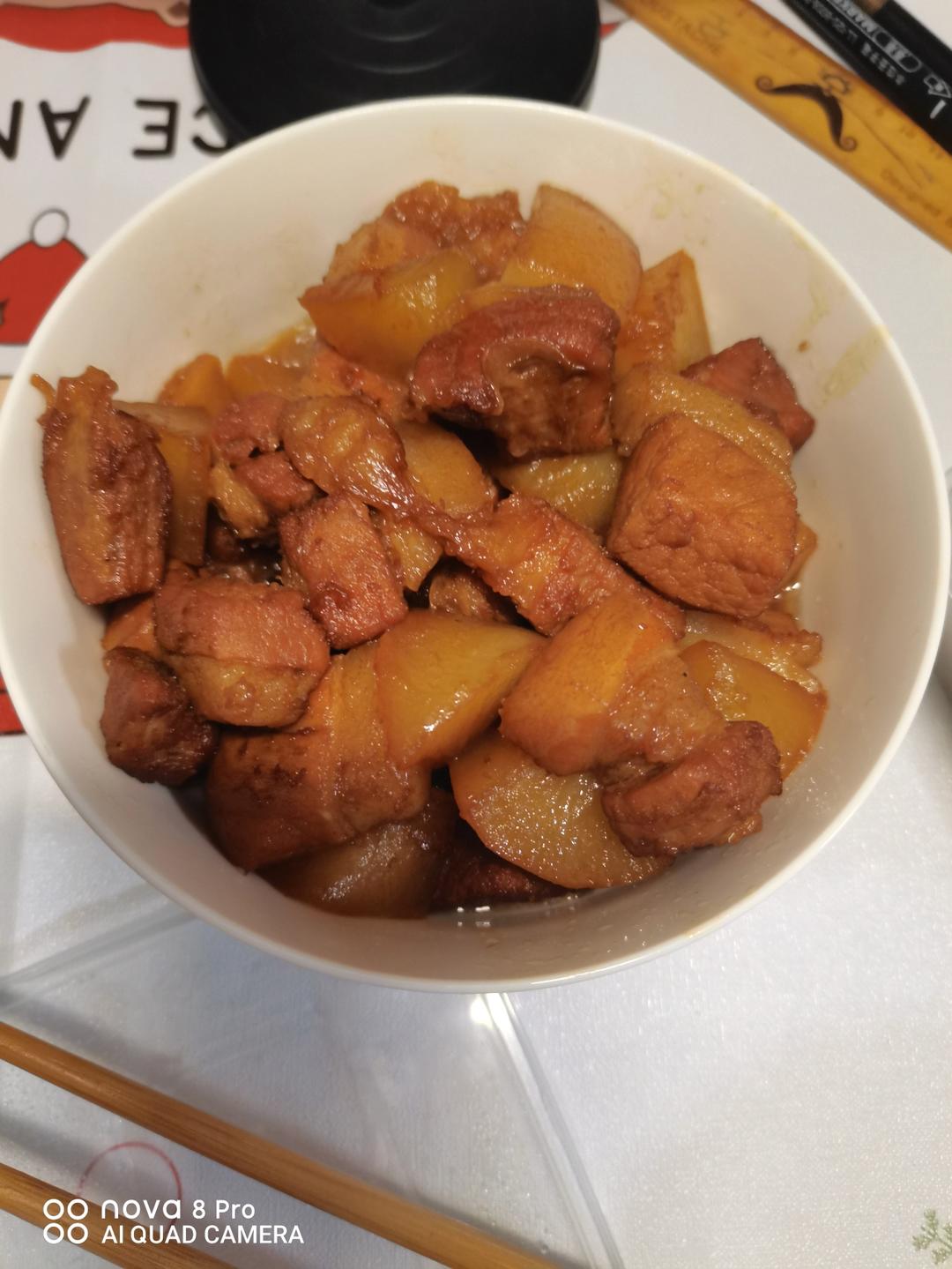 萝卜烧肉