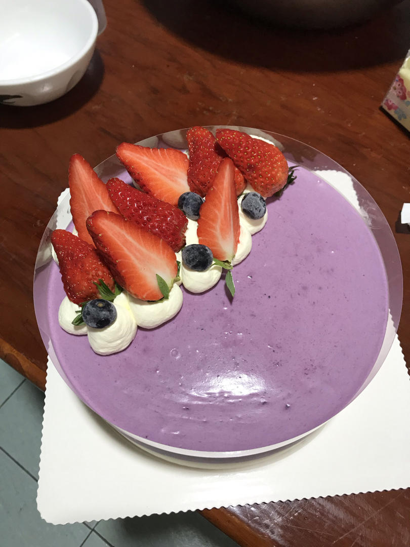蓝莓慕斯