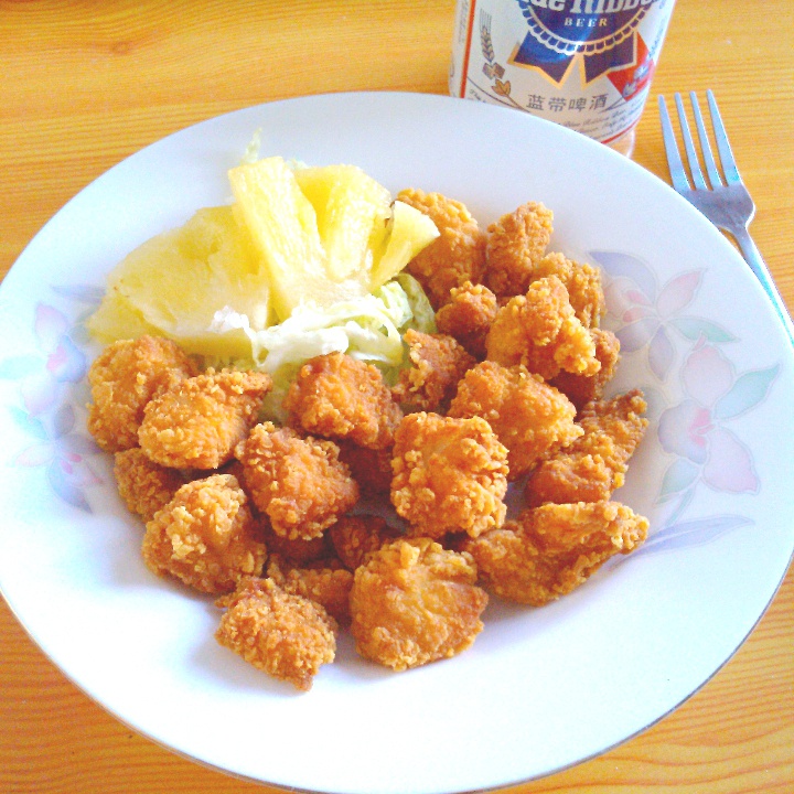 啤酒和炸鸡