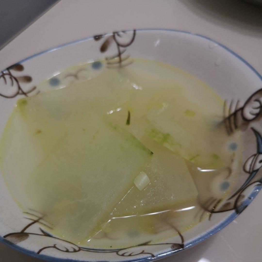 鲜美冬瓜肉沫汤
