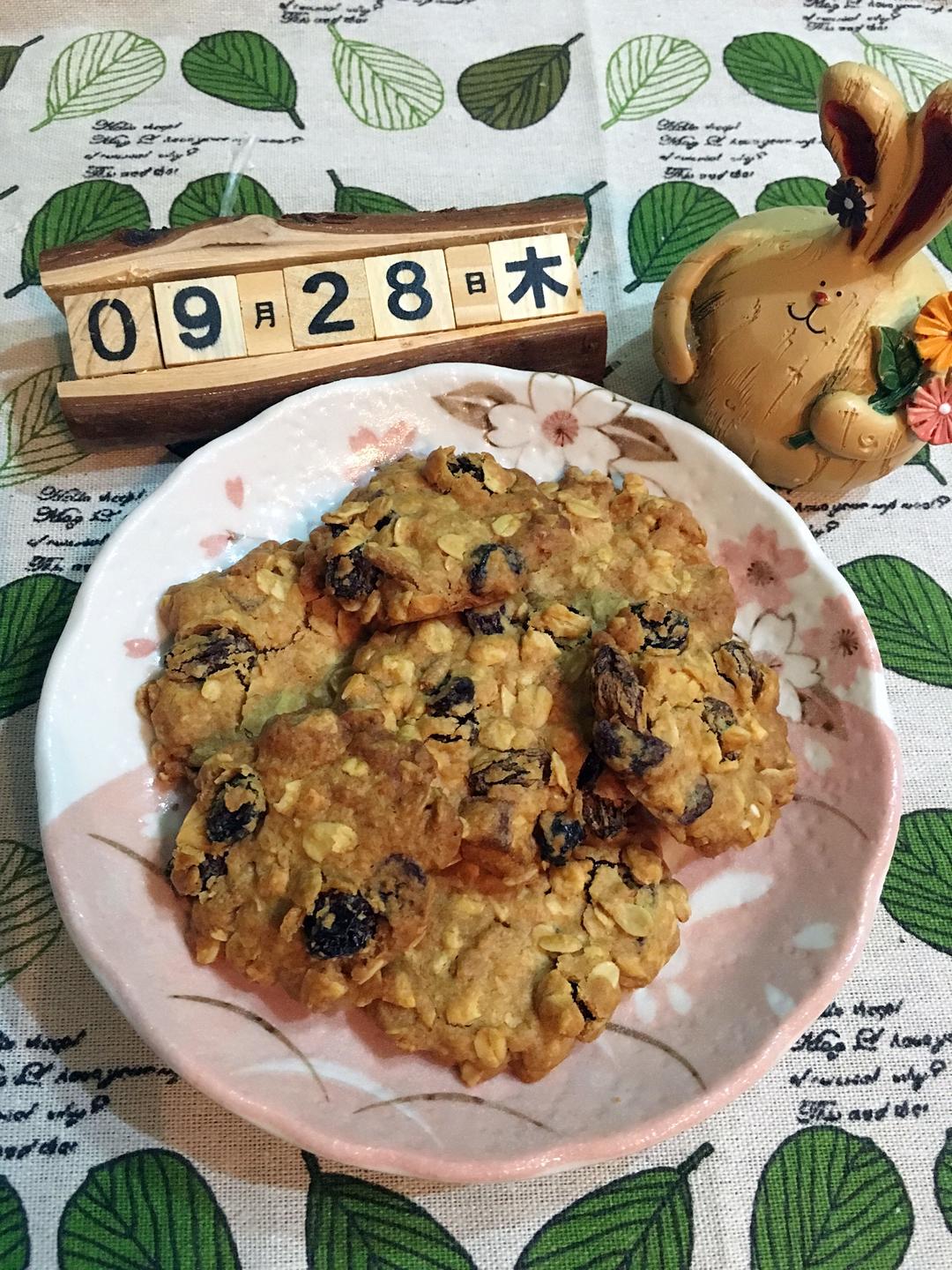 低糖低油脆香燕麦饼干的做法