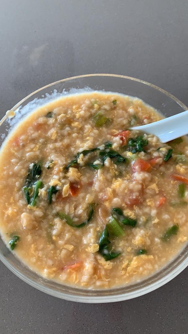 简单早餐-疙瘩汤