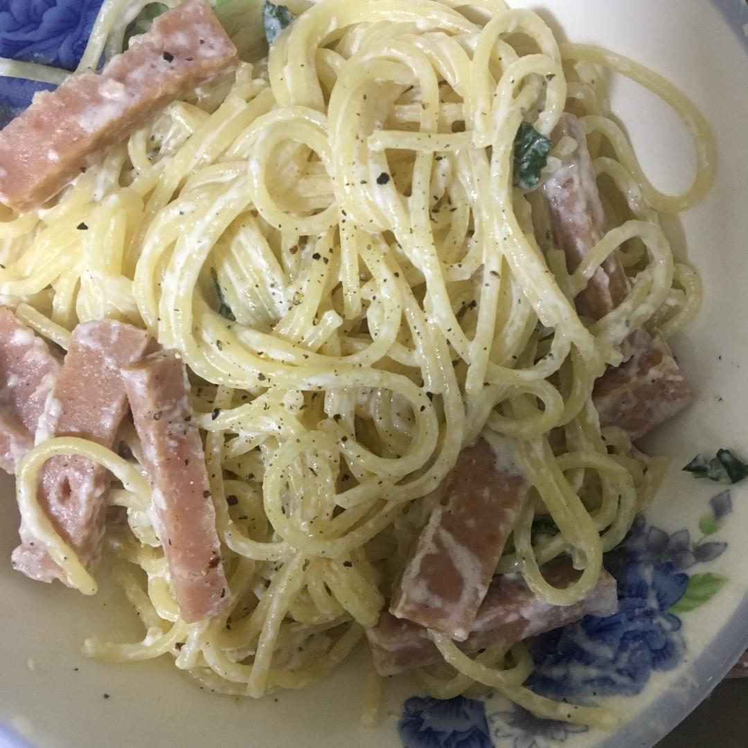 芝士培根意大利面