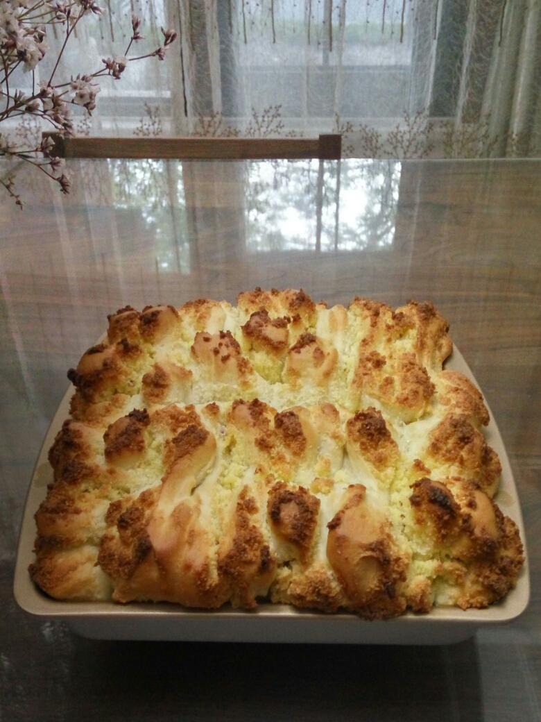 双重诱惑的椰蓉椰浆面包