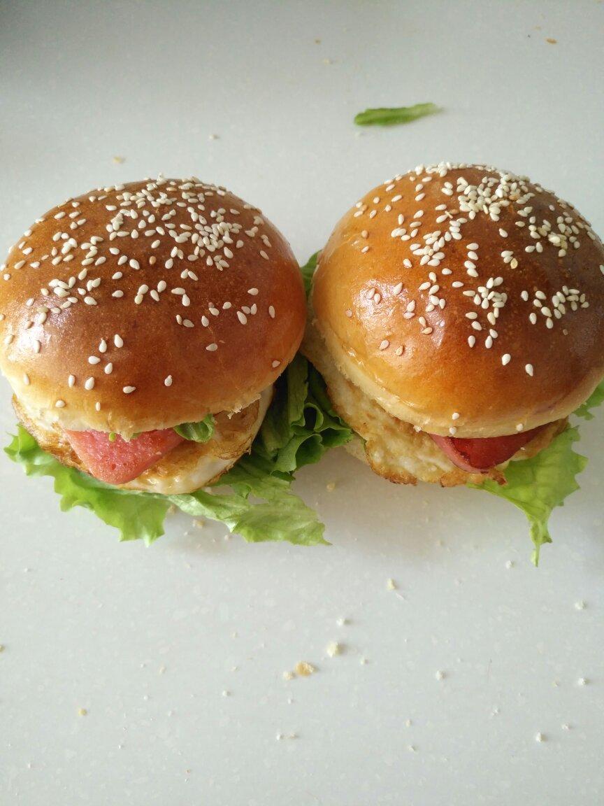 自制营养肉饼汉堡包