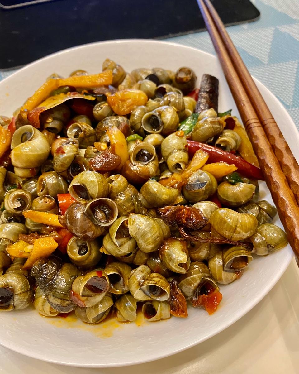 啤酒烧田螺（附两种口味）