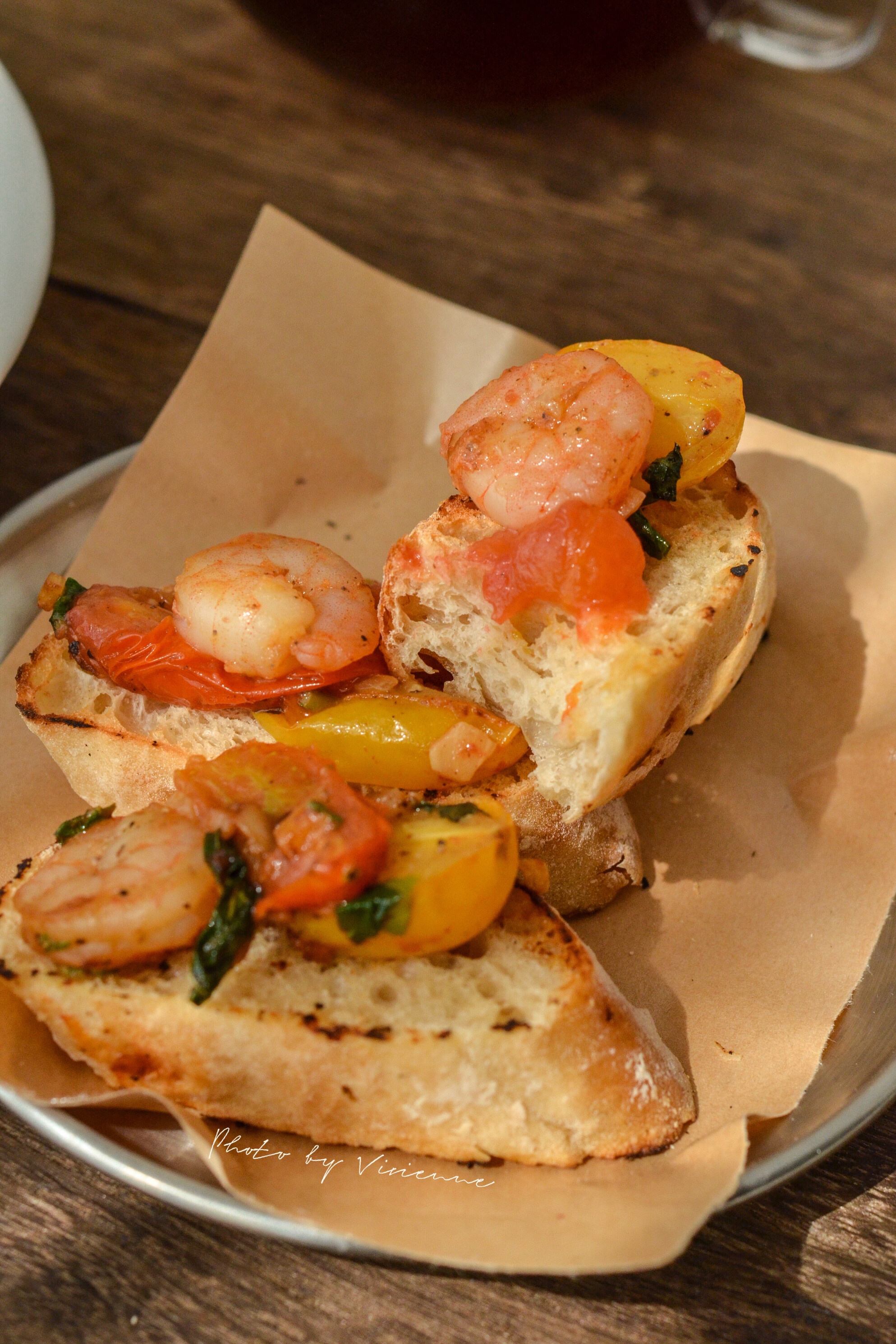 番茄罗勒虾🦐法棍三明治 初夏的酸甜美味的做法 步骤5
