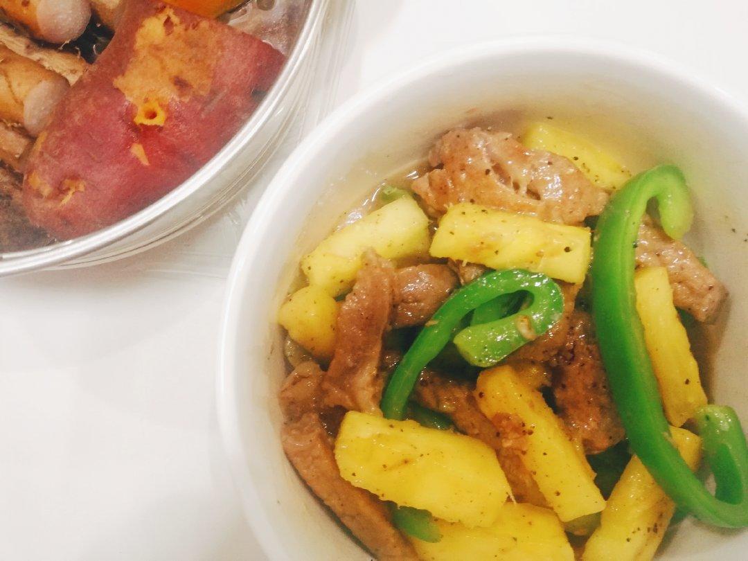 芒果青椒炒澳洲牛肉粒