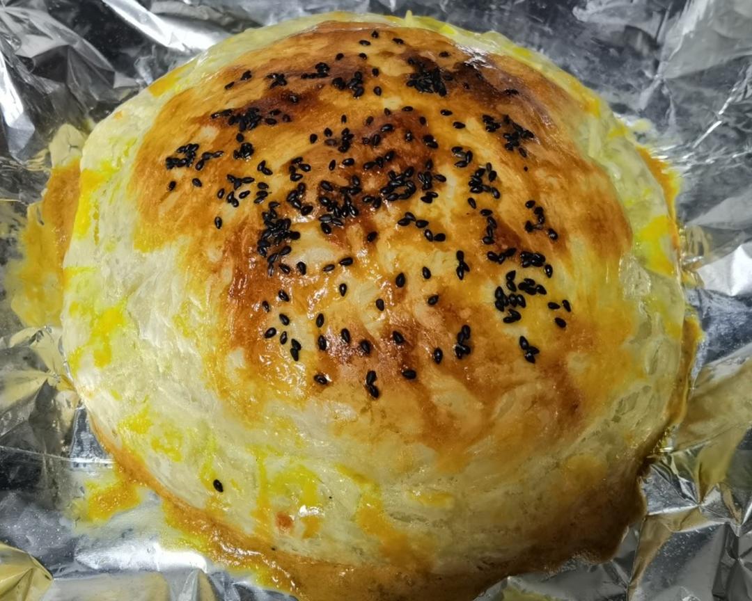 超容易做的榴莲芝士饼（手抓饼版）